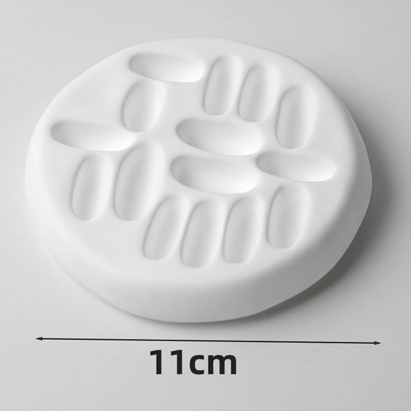 Mini Ring Holder Tray Multi Slots Decor Rings Display Stand Bedroom Living Room Jewelry Storage Tray Girls Birthday Gift 6