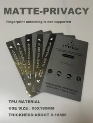 Enhanced Privacy HD Matte Hydrogel Film Screen Protector - 50pcs (MATTE - PRIVACY)