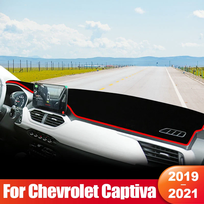 

For Chevrolet Captiva 2019 2020 2021 Car Dashboard Sun Shade Cover Instrument Panel Mat Anti-UV Non-slip Pad Accessories
