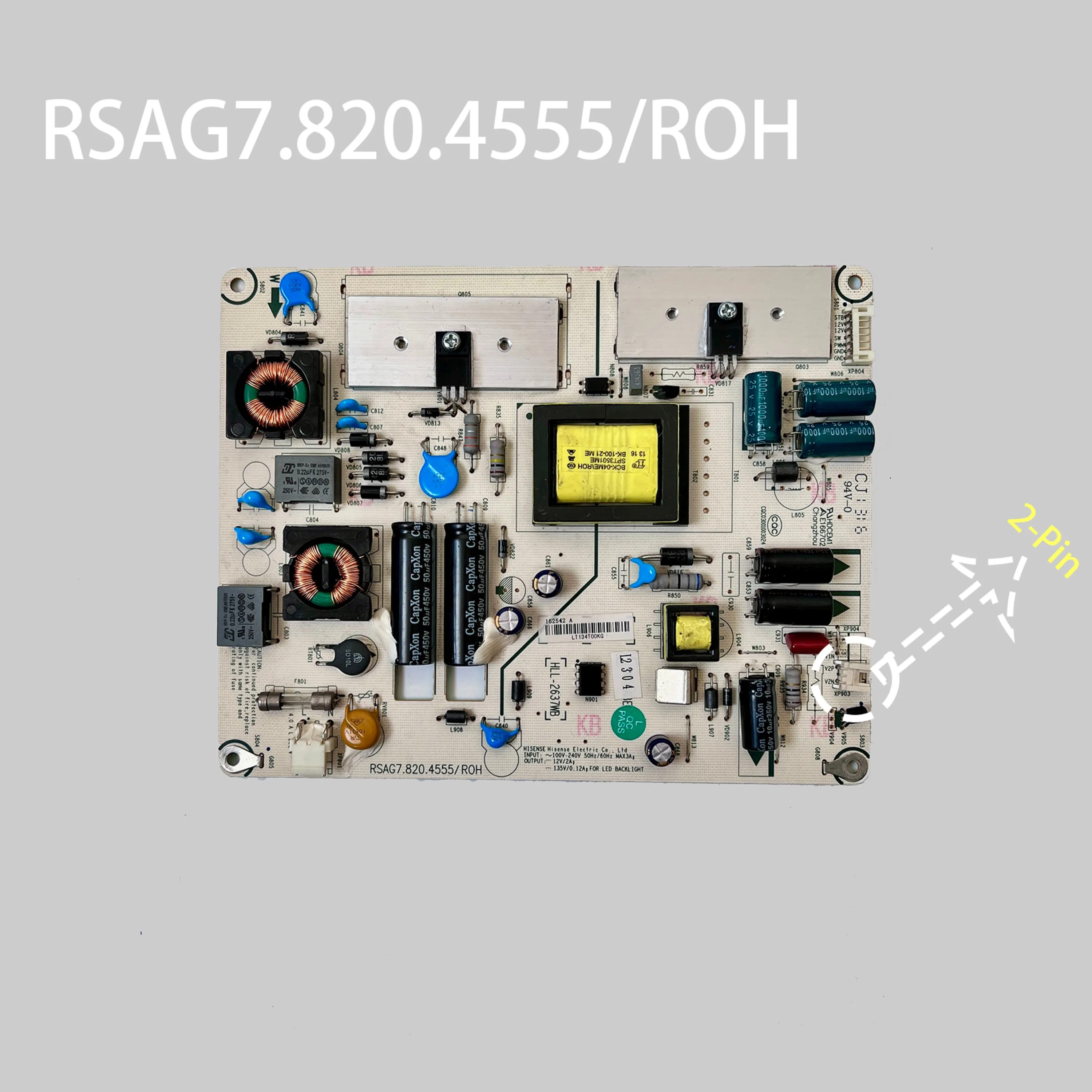 

Authentic Original TV Power Board RSAG7.820.4555/ROH RSAG78204555 2-Pin Working Properly Is For TVs LED32K300 LED32K01 TV Parts