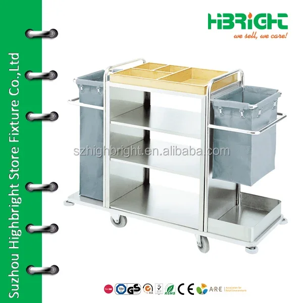 multifunction janitor's cleaning trolley