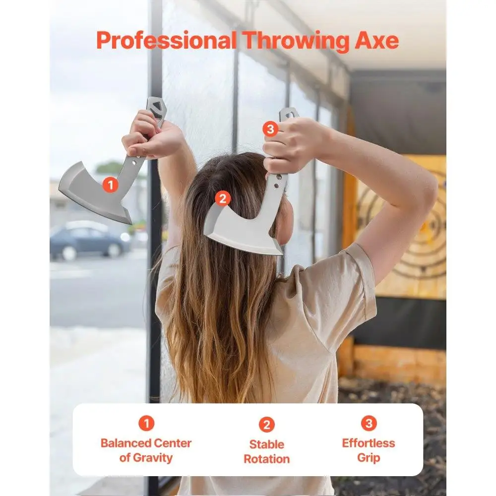 Throwing Axe & Knife Set 6