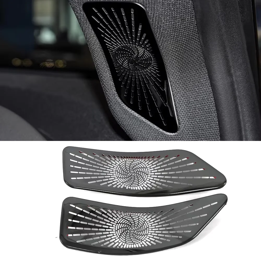 BMW ix 2022-2024 차량용 센터 콘솔 수납함 도어 혼 커버 앞 A필러 에어 아웃렛 마스크 장 자동차 액세서리