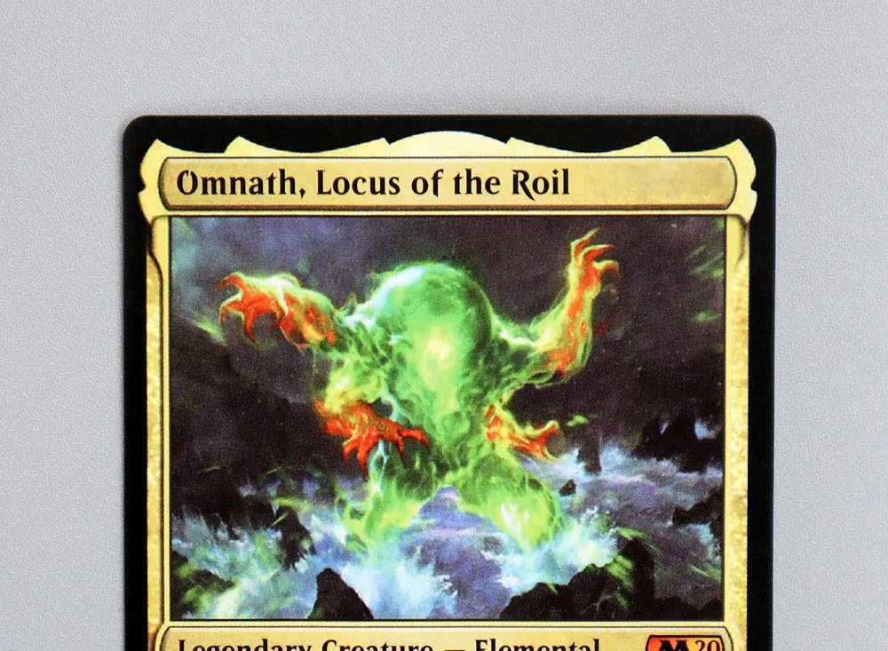 Omnath Foil/Holo TCG Magical Proxy Black Top Quality Proxy Playing Cards Gathering Board Game Trading Cards