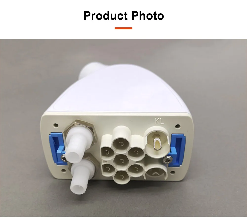 laser, tomada do conector, instala o punho,
