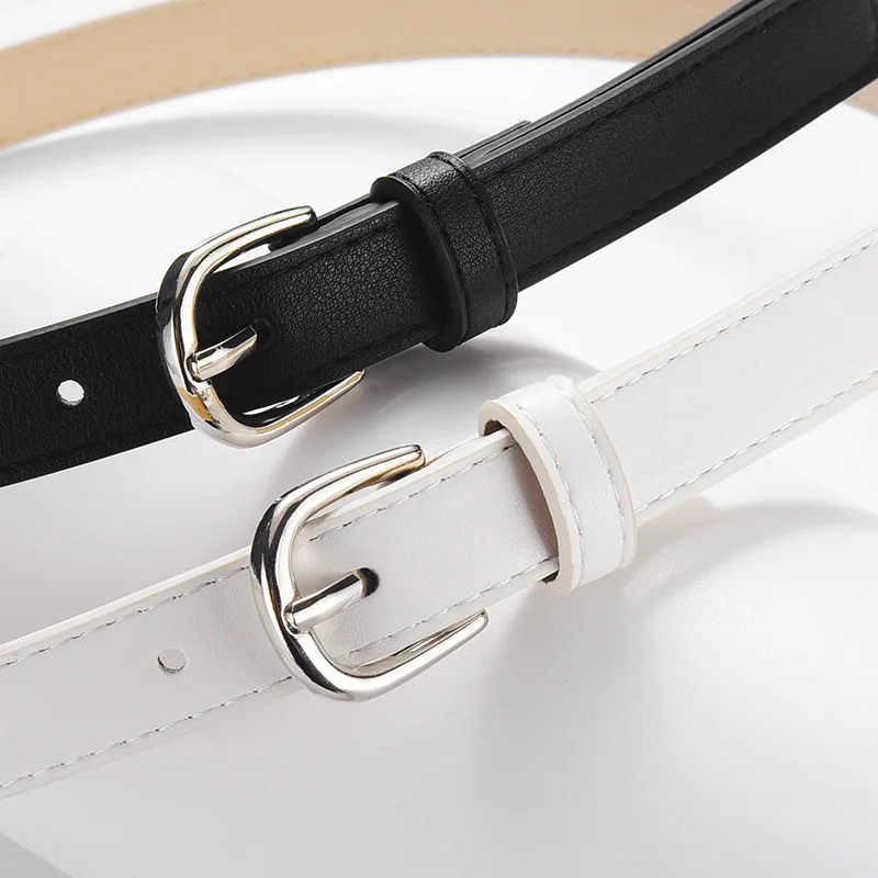 1 Piece Children Belts New Imitation Faux leather Simple Alloy Needle Buckle Design For Kids Girls Dress Jean Pants Waistband