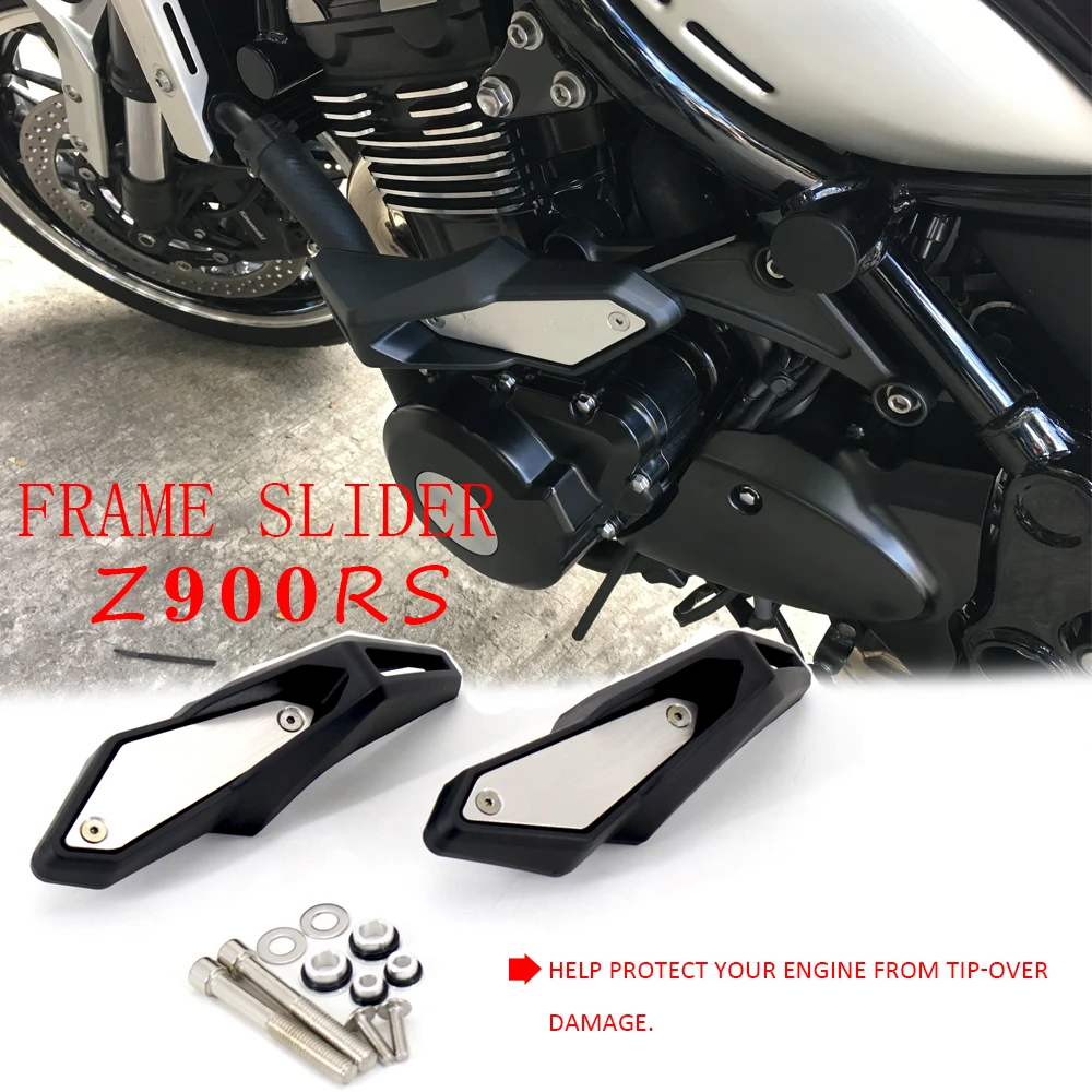 

Motorcycle accessories Frame Slider Set Engine Guard Protector Left and Right For Kawasaki Z900RS Z 900 RS 2018 - 2022