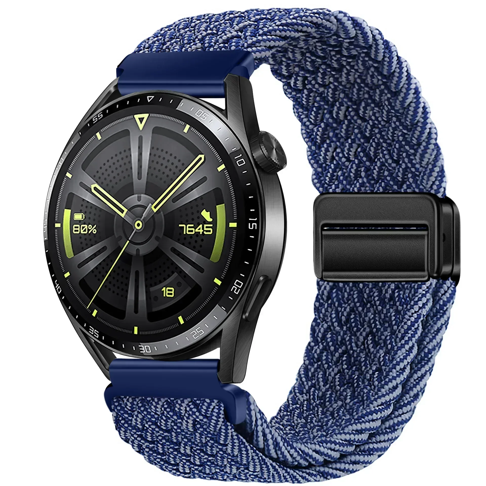 Magnetic Braided Nylon Watch Band - 20mm/22mm