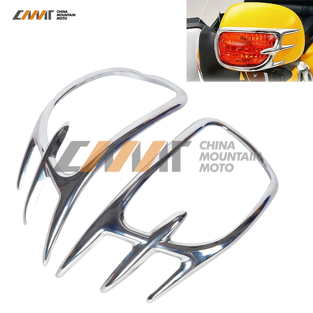 

Хромированные поворотные огни, украшение, искусство для 01-11 Honda GL1800 GOLDWING, новинка