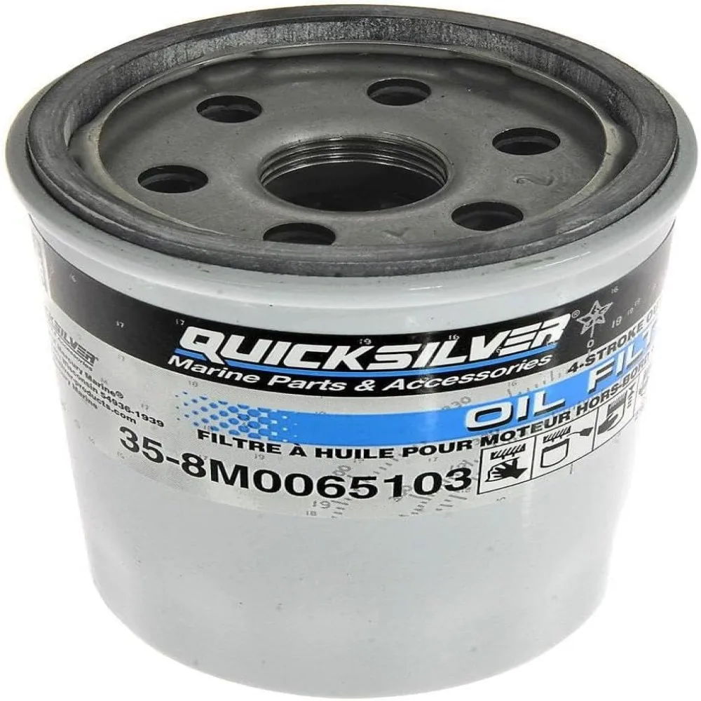 Quicksilver 25W-40 Oil Change Kit for 4-Stroke 40hp, 50hp and 60hp Mercury outboards
