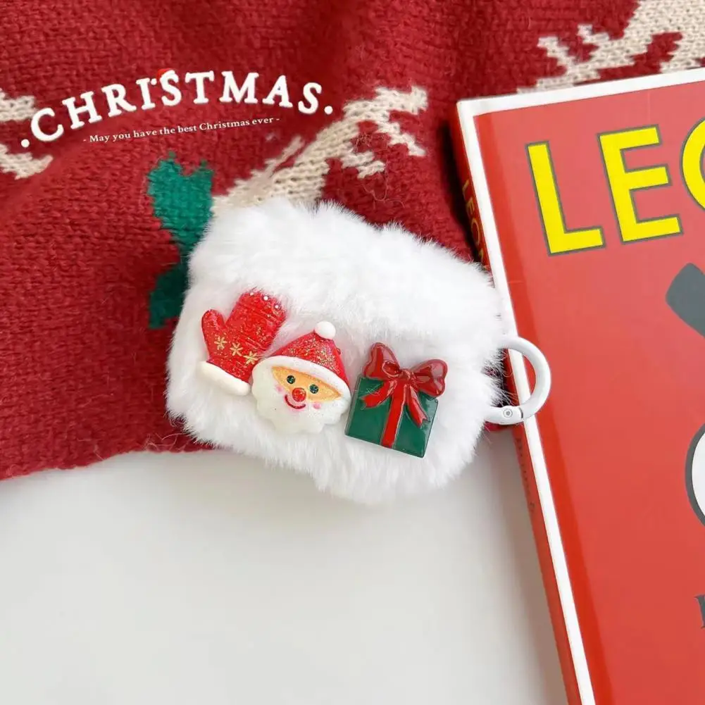 

Headphone Cushion Durable Soft White Decorative Xmas Style Headphone Cushion