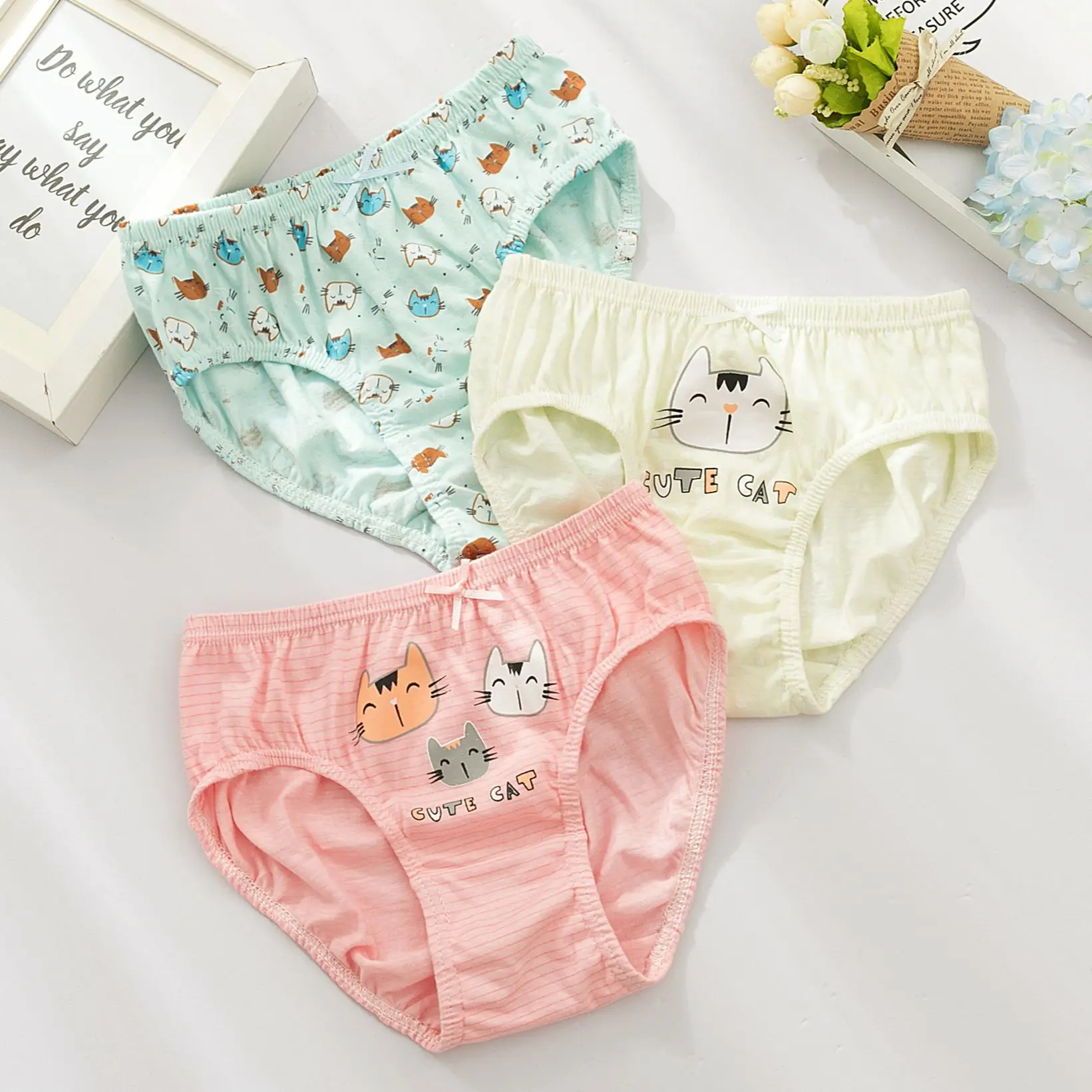Children Underwear 5Pcs/Set Children Underwear For Girls Cotton Soft Briefs