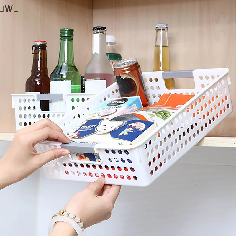 รูปสินค้า ตะกร้าเก็บของโปร่งใส จัดระเบียบของเล่นและเครื่องสำอาง
