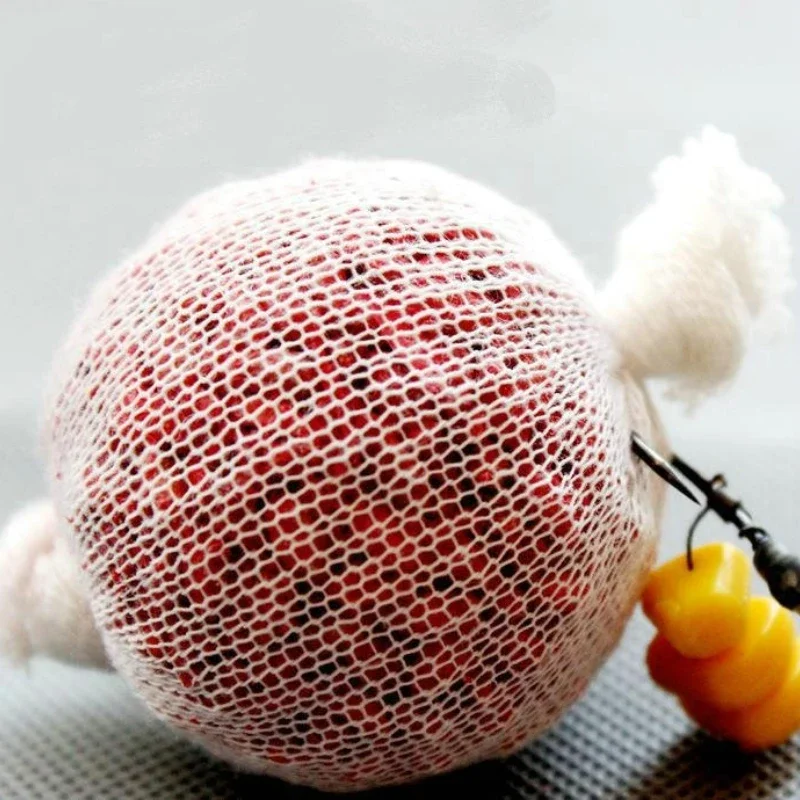 Fishing Net 5M Water Dissolving PVA Narrow Mesh Tube Net Carp Fishing Feeder Lures Refill Plunger Bar Tackle