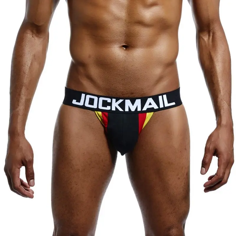 Cotton Men's Underwear Low Waist Strap Briefs Gay Jocks Penis Jockstrap Sexy Boy Bikini Sissy G-string Thongs Male Panties