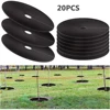 20pcs Non-Woven Tree Mulch Ring Reusable Tree Weed Barrier Mat Degradable Used inhibit Growth and Control Plant Root Protection 1