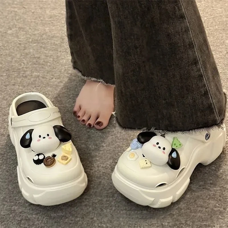 

Sanrio Cinnamoroll Pochacco 20Pcs 3D Croc Charms Pins for Girls Kids Women Resin Shoe Decors Charms Shoe Accessories Party Favor