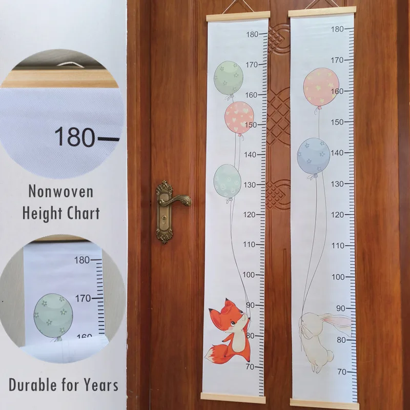 Children height measuring chart children growth record album Growth Height Chart Hanging Rule Wall Decor for Kids Room Removable Measurement Meter Gauge Children Nordic Interior Accessories