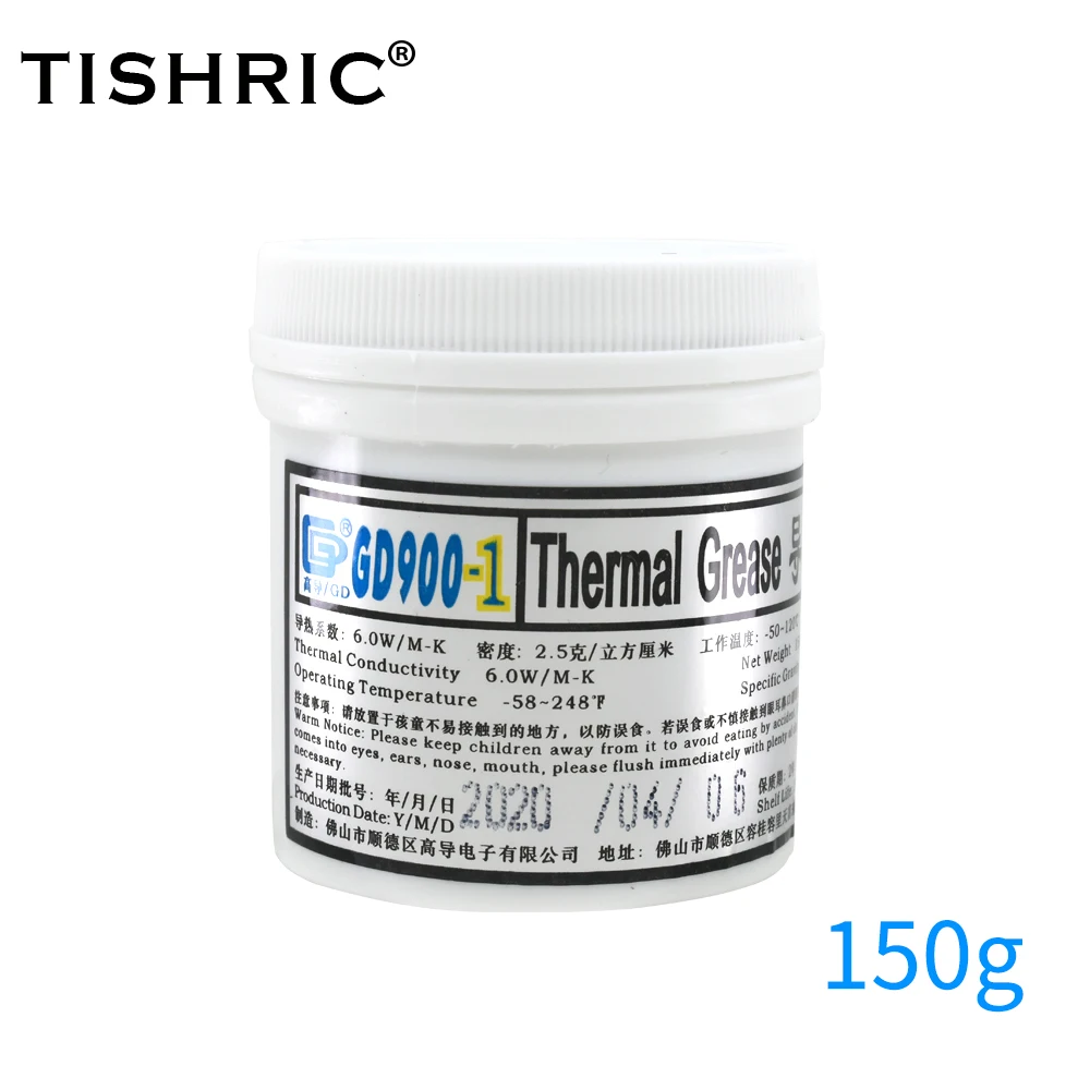 Ticpu c 150g GD900 1 termal macun CPU soğutucu soğutucu için termal iletken yapıştırıcı termal gres GPU CPU soğutma fanı için