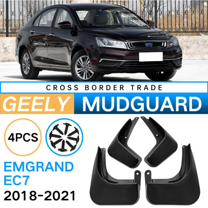 

For Geely Emgrand EC7 4ds Sedan 2012 - 2023 Mud Flaps Splash Guards Flap Mudguards Fender Car Styling Accessories