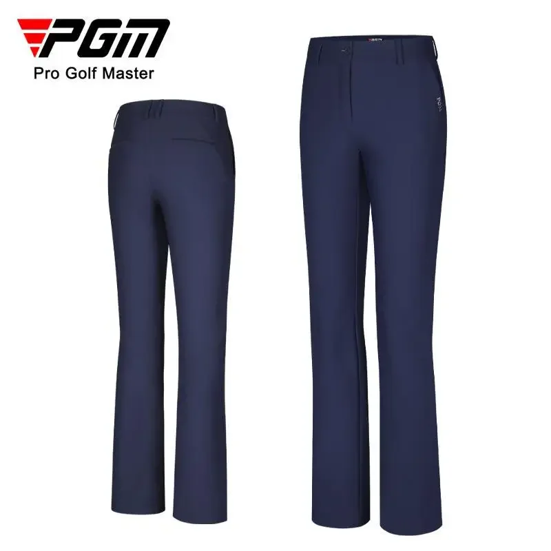 PGM Women Golf Pants Autumn and Winter Slim Fit Trousers Soft Elastic Casual Multicolor Golf Wear for Women XS-XL KUZ134