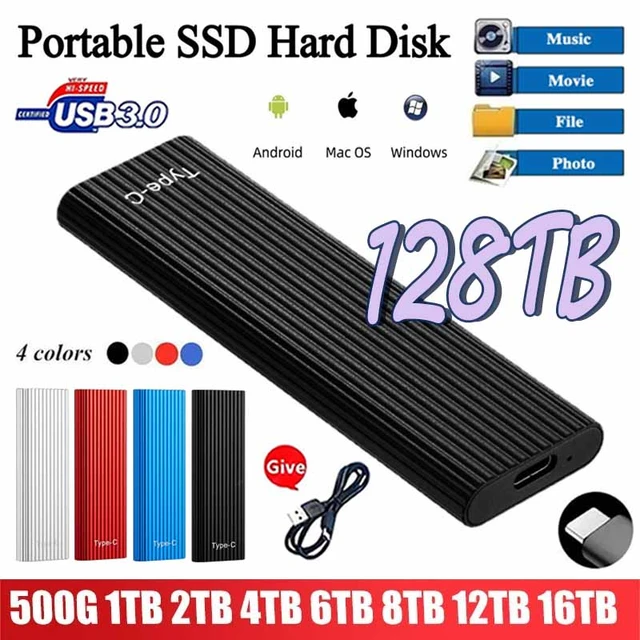 320Gb Usb 3.1 Type C Externes Portable Durs Disques Pour Fenêtres