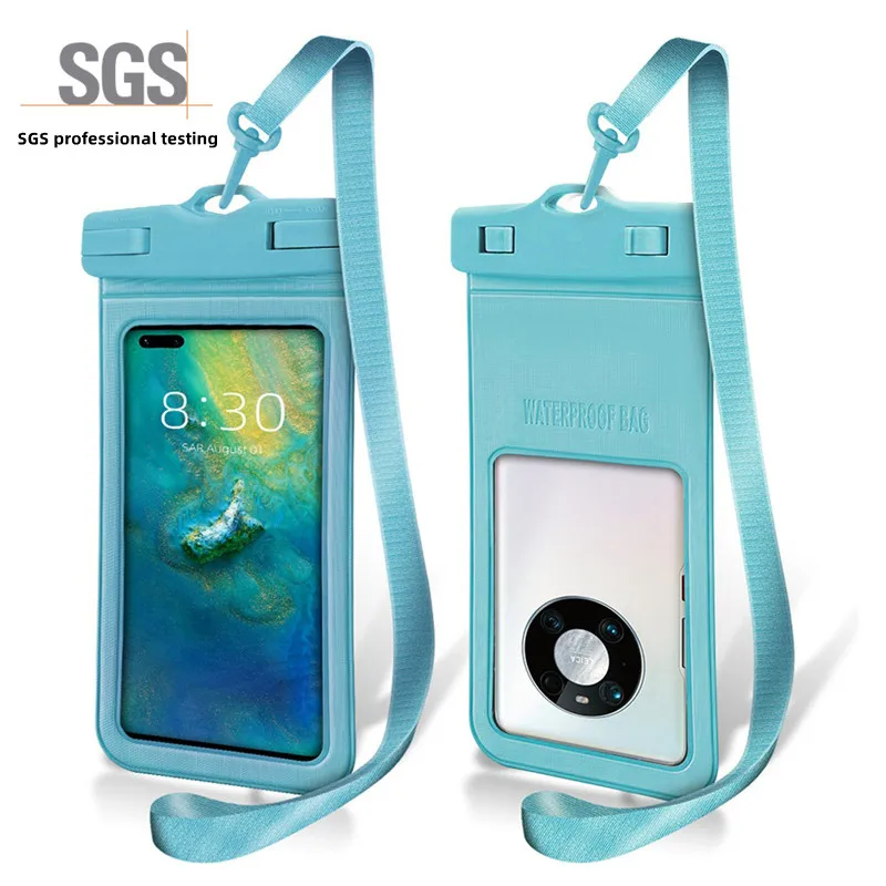 Universal Waterproof Phone Bag Case Swim Phone Pouch For iPhone 15 14 ProMax Samsung Xiaomi Huawei Underwater Diving Phone Cover