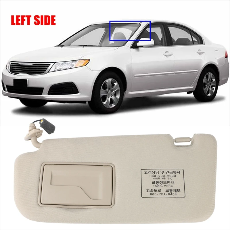 Car Inner Sunshade Sun Shield Sunvisor Sun Visor For Kia Optima Magentis 20062010 852012g010qw