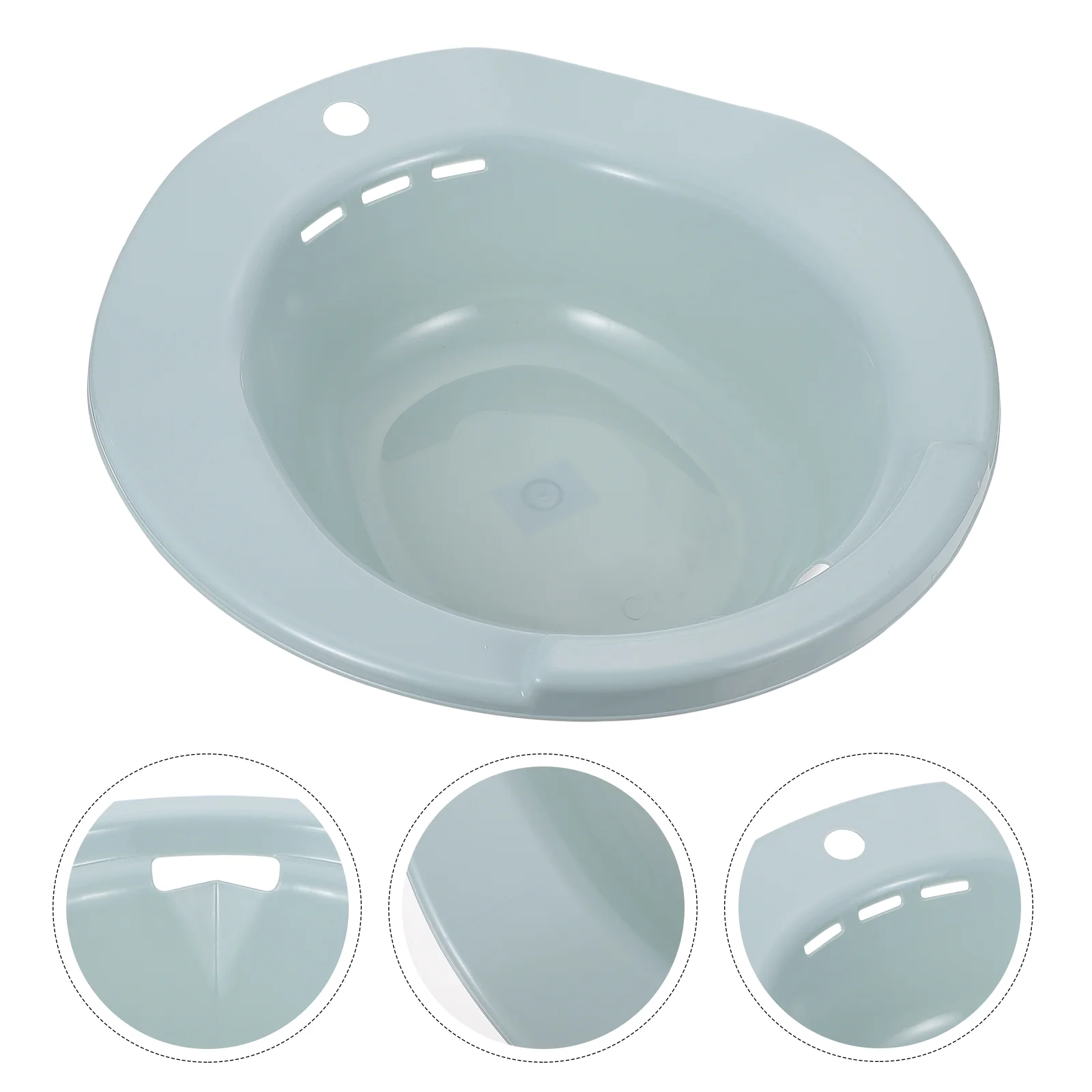 

1Pc Sitz Bath Postpartum Care Hemorrhoid Treatment Wash Basin Toilet Sitz Bath Squat Free Basin Sitz Bath Cleaner Basin for
