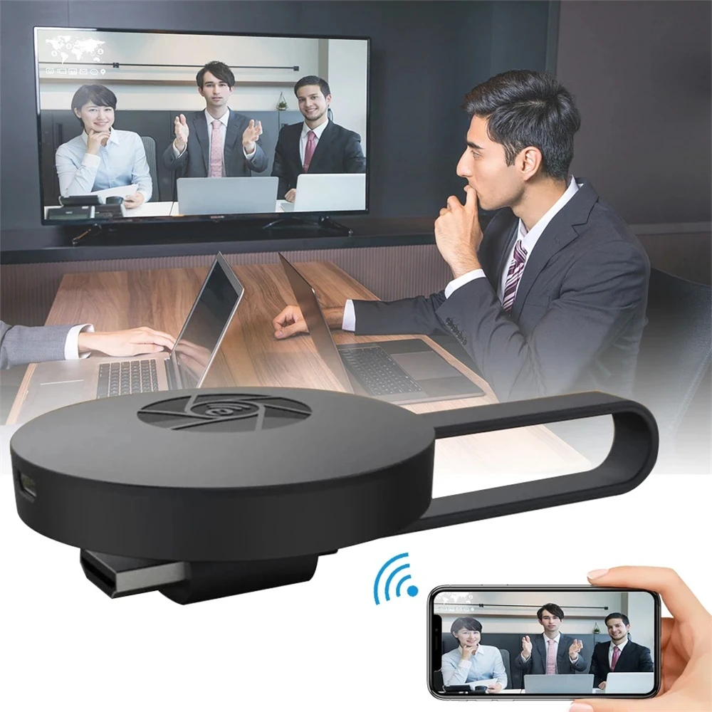 HD 무선 스크린 미러링 동글 1080P WiFi TV 스틱 Airplay Miracast DLNA iOS 안드로이드 Mac Windows TV 프로젝터용