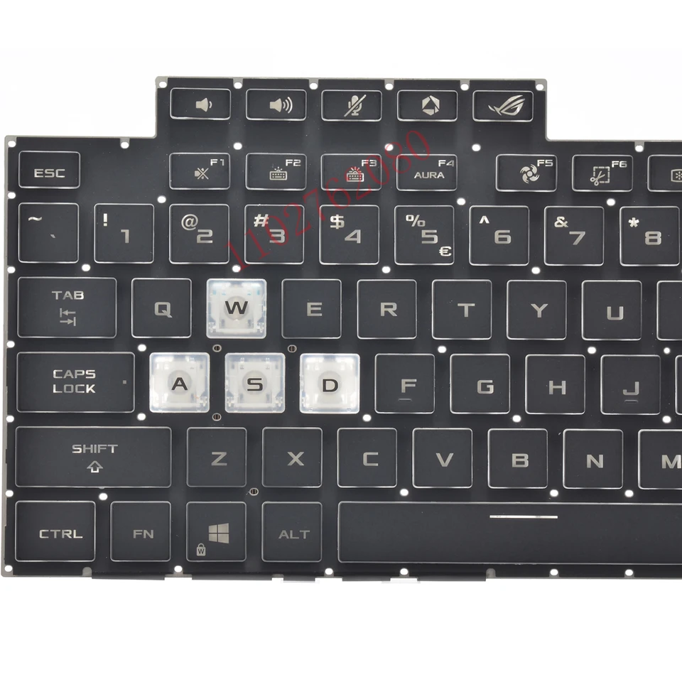New Asus ROG Strix G15 Backlit Keyboard – US Layout, QWERTY, Black, Fits G513IC/G513IE/G513IH/G513IM (2021)
