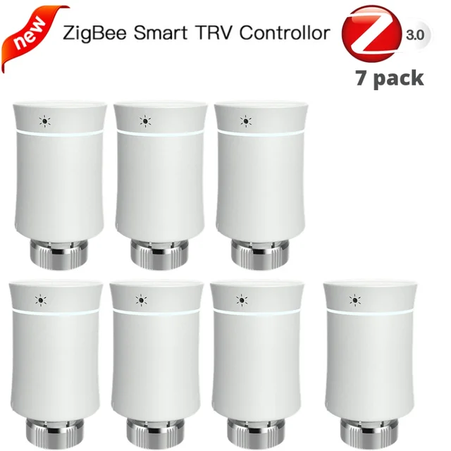 7PCS White Valve