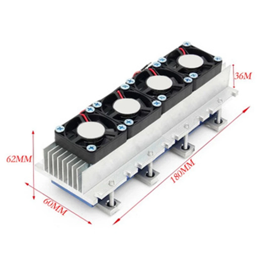 Thermoelectric Peltier Refrigeration Cooler DC12V 30A Semiconductor Air Conditioner Cooling System Accessories DIY Kit