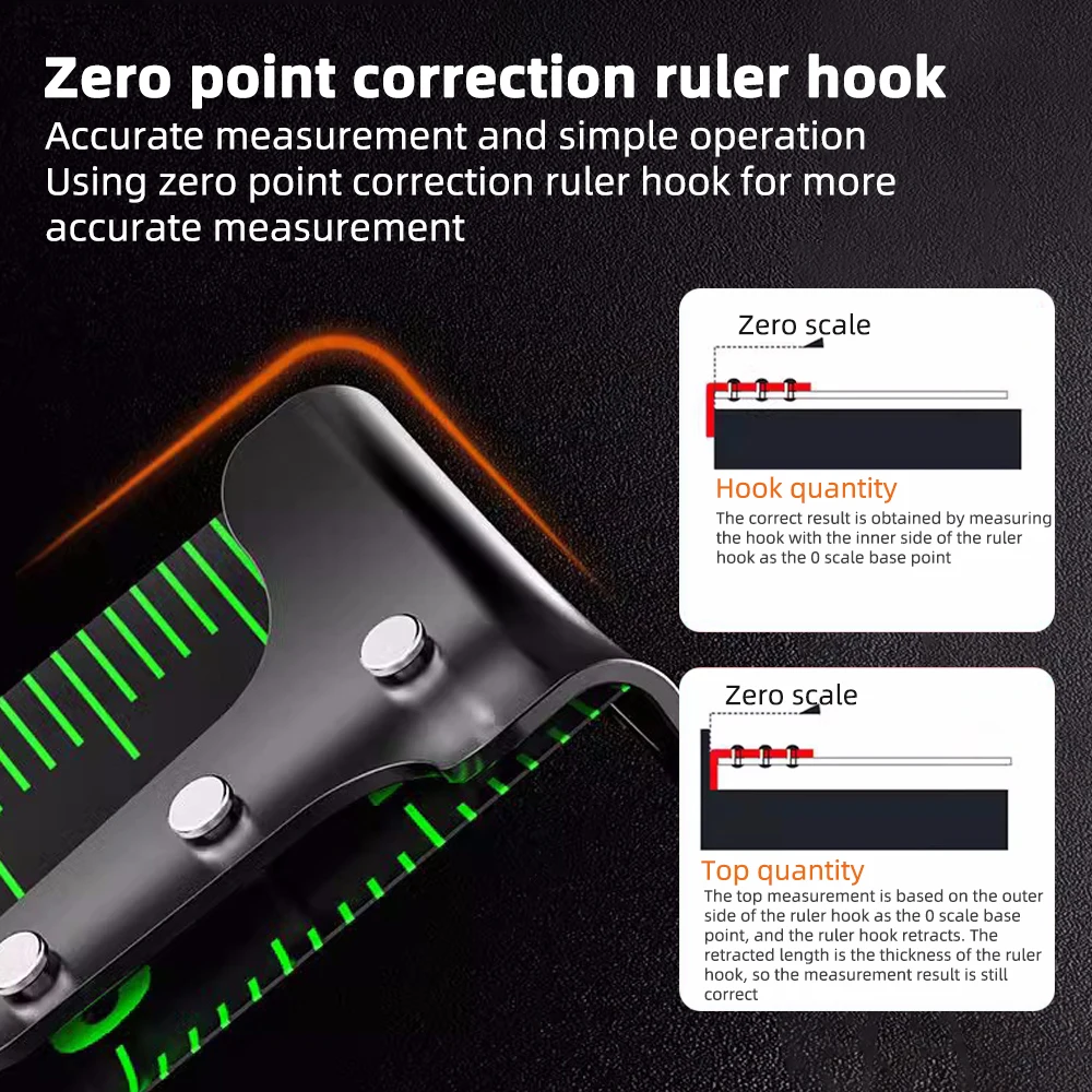 tape measure 5/7.5/10M metric self locking fluorescent steel high precision wear-resistant ruler measuring tools