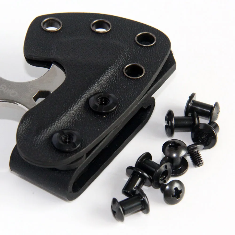 M4 Black Tactical Slotted Posts and Cross Head Screw DIY Kydex Leather Holster Sheath Chicago Screws 6