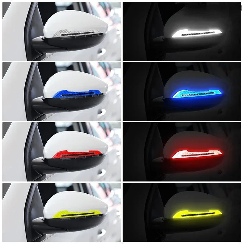 Carbon Fiber Car Door Handle Stickers Scratch Resistant