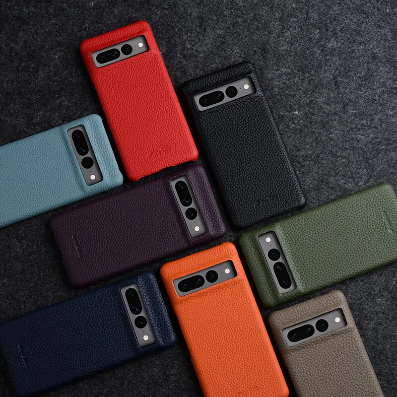 Melkco Premium Handmade Real Leather Phone Cover - Half-Wrapped Cowhide Design