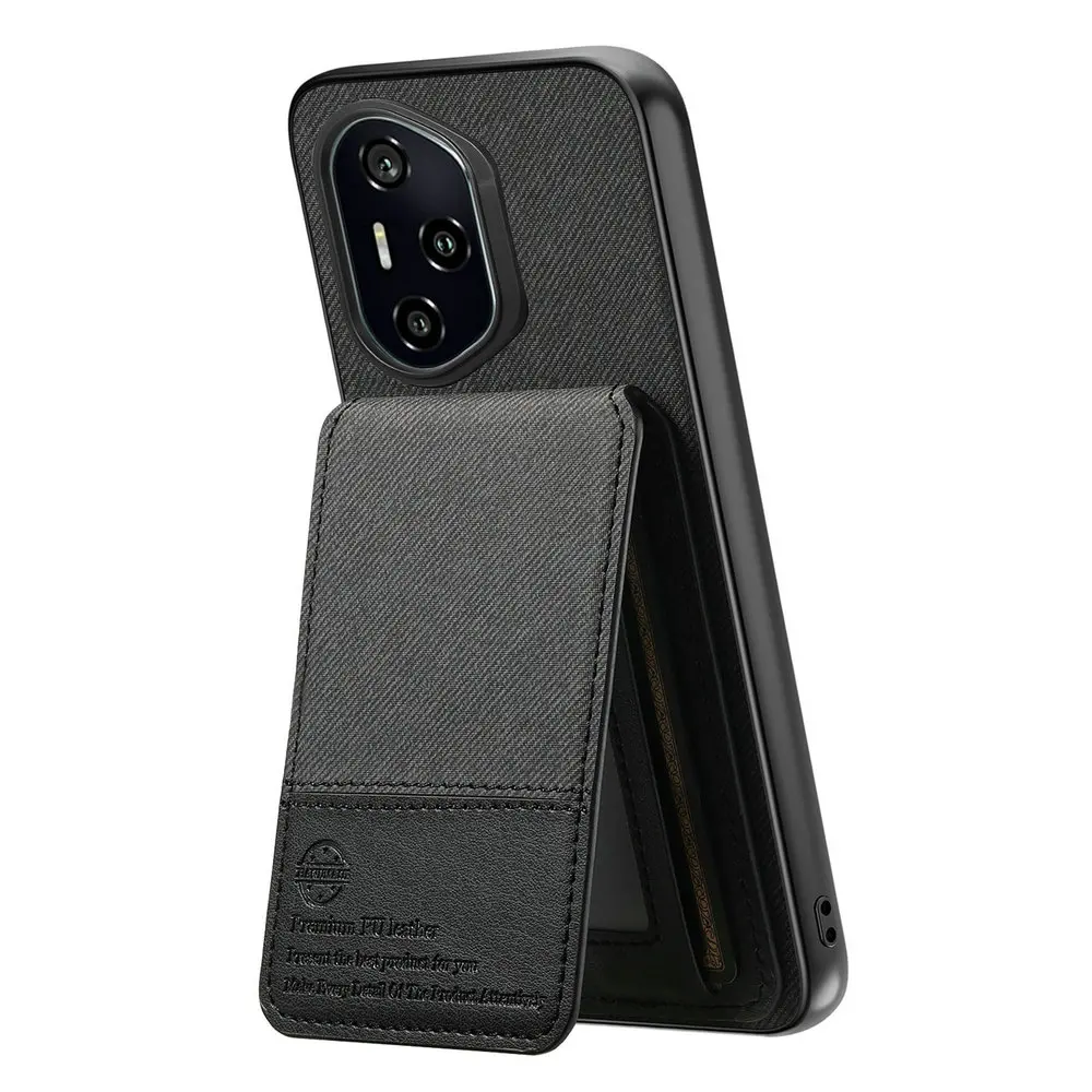Luxury RFID Leather Card Holder Stand Case - Premium Back Cover