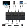 KCEVE 4K USB 2.0 KVM Switch,2 In 1 Out HDMI+USB KVM Switch Support HD 2 Computer Share 1 Monitor 1 Set Keyboard Mouse Printer 2