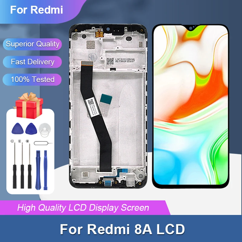 

1Pcs 6.2 Inch For Xiaomi Redmi 8A Lcd Touch Panel Glass Screen Digitizer Assembly For Redmi 8 Display Free Shipping With Tools