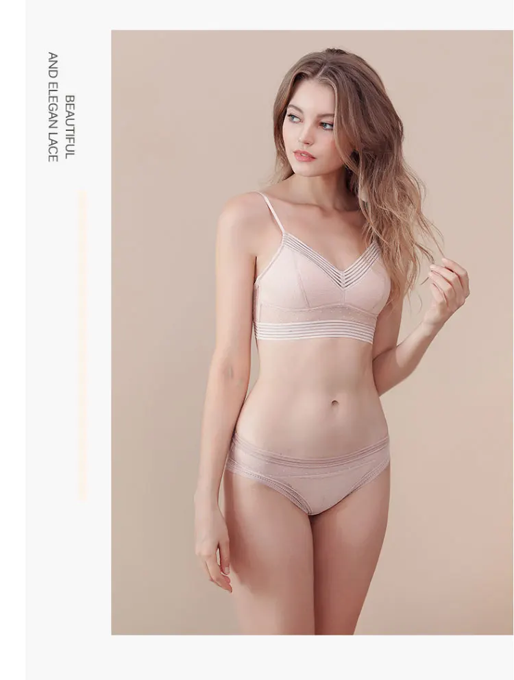 U-förmiger rückenfreier, schöner und sexy BH in Übergröße, Spitzen-BH, Damen-Invisible-BH ohne Bügel, modischer Triangel-BH. – Detail 10