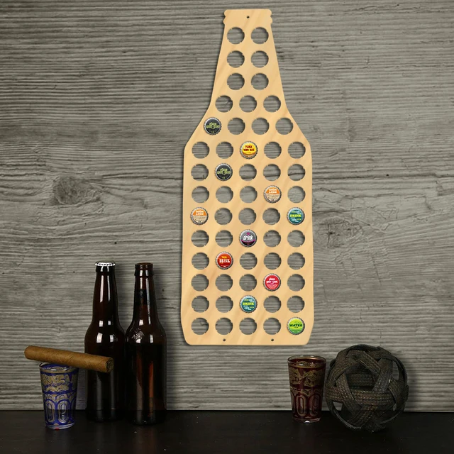 Borosüveg Sapka Kijelző Térkép Sör Palack Egyedi Kollekció Kocsma Dekorációs Kiegészítők - Image 5