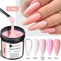 UR SUGAR 150g Quick Extension Gel  Pink Jelly Milky White Camouflage Finger French Hard Gel UV LED Gel Nail Art Design Manicure 2