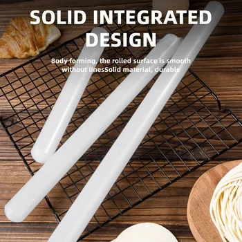 White PP Rolling Pin 1