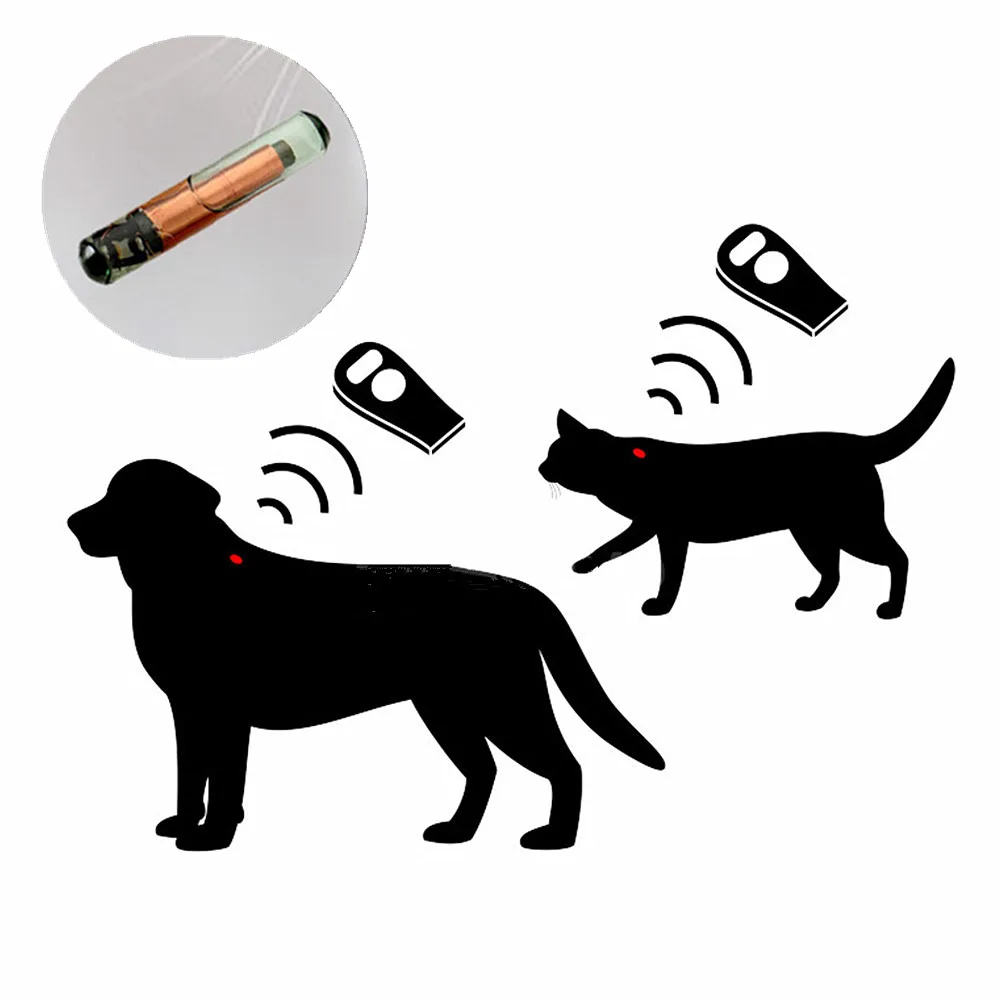 60Packs Pet Microchips 134.2khz Registration Animal Implant Chip Pet ID Chip for Dog Cat Cow Pig Rabbit Pigeon Fish