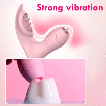 Invisible Wearable Tongue Licking Vibrator Anal Vagina Clitoris Stimulator 2 IN 1 Oral Tongue APP Control Sex Toys for Women 4