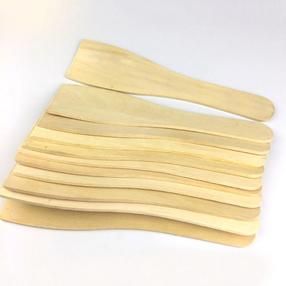 6 Pcs Utensil Spatula Nonstick Spatulas Wood Cooking Wooden for Turner Set