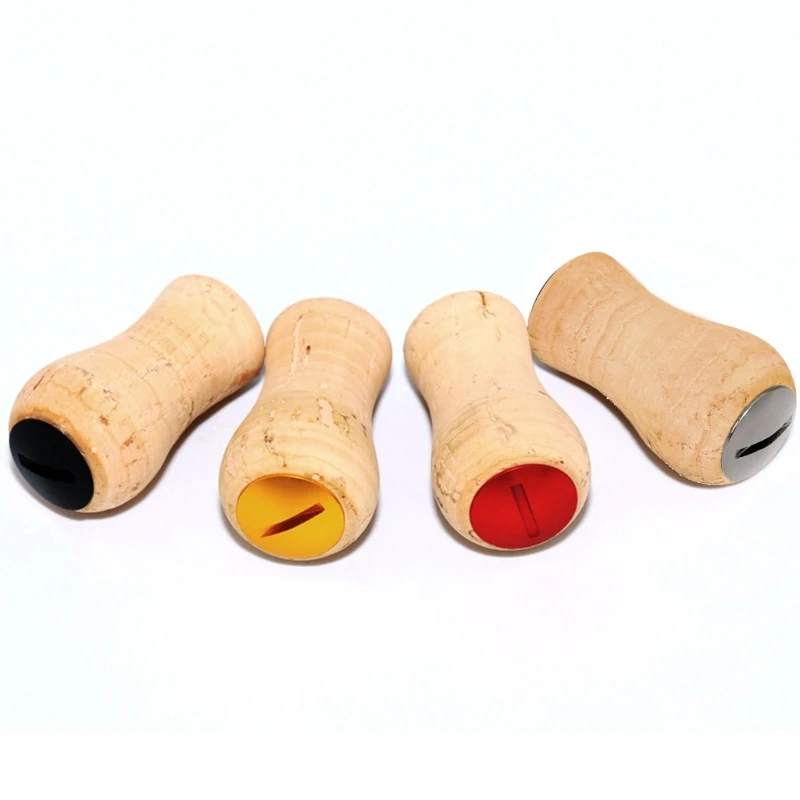 FishingKnobCorkKnobsReelReplacementPartsDurableWoodCorkHandle
