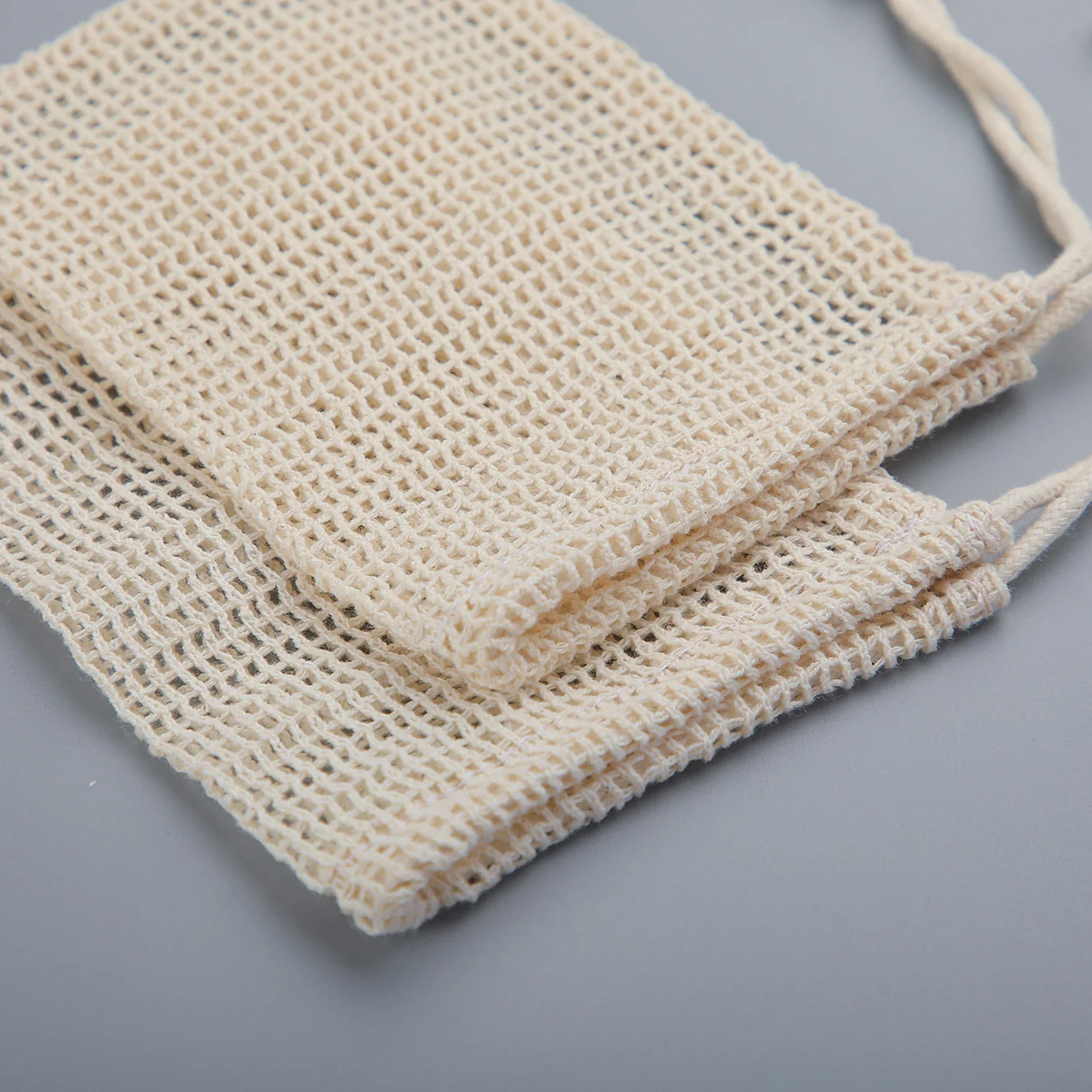 Cotton Soap Saver Mesh Bags Set 6