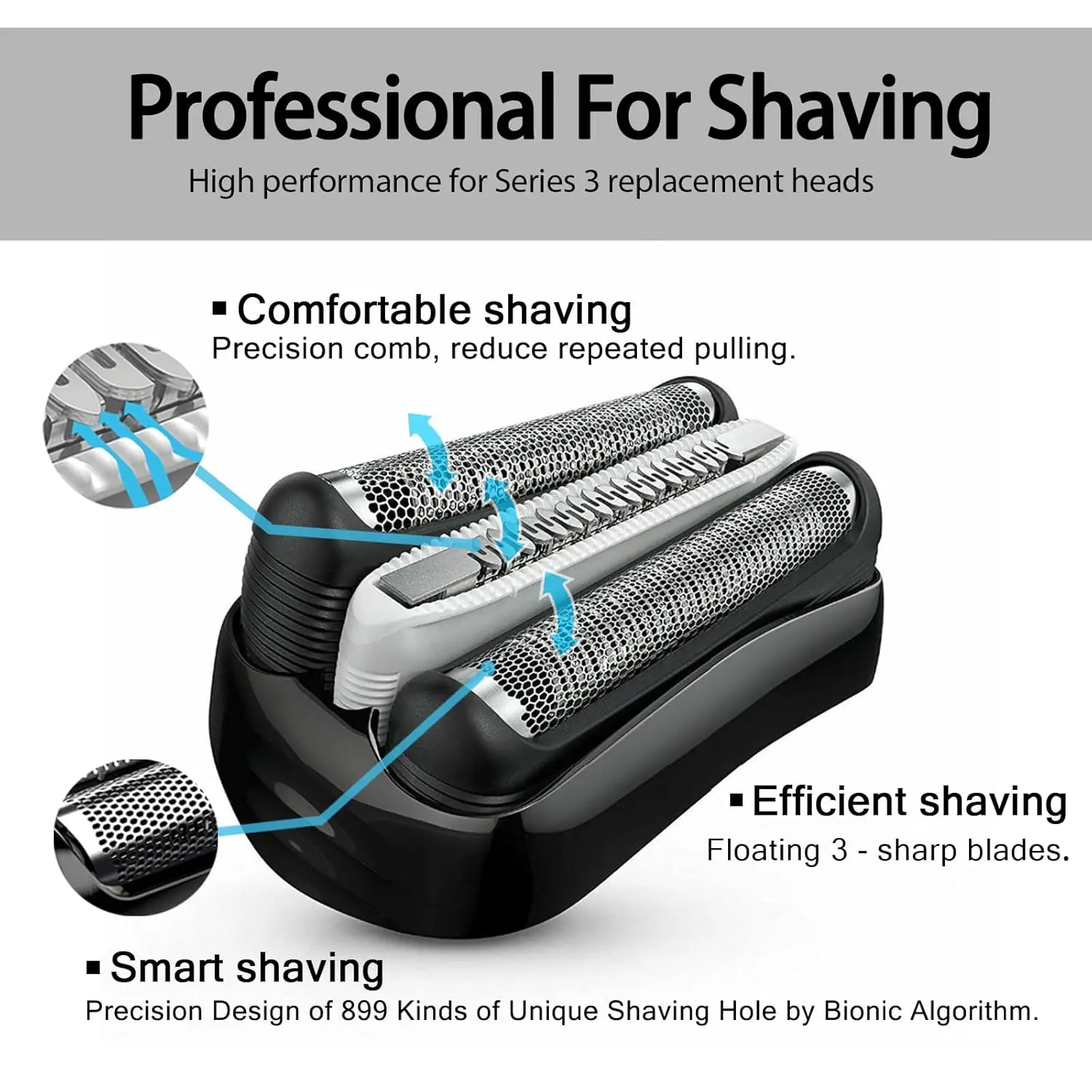Premium Shaver Replacement Head